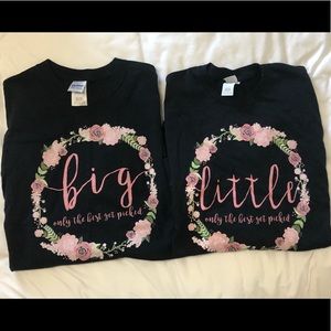 Big little long sleeve shirts